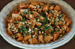 Bowl of Asian Sweet Potato Salad