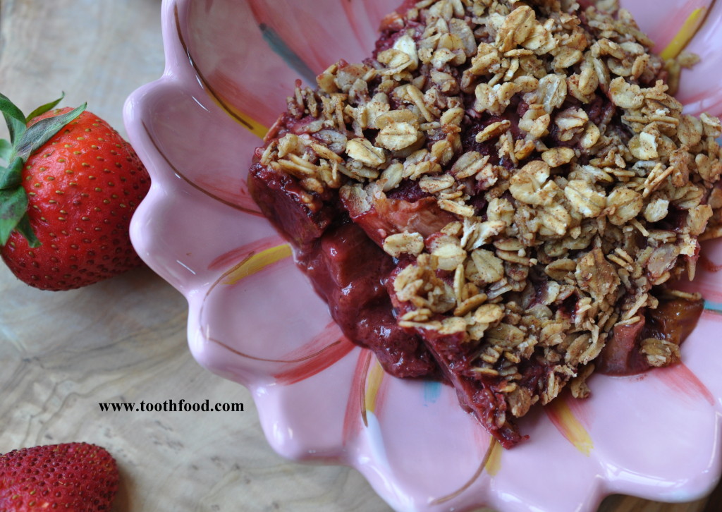 Strawberry Rhubarb Cobbler