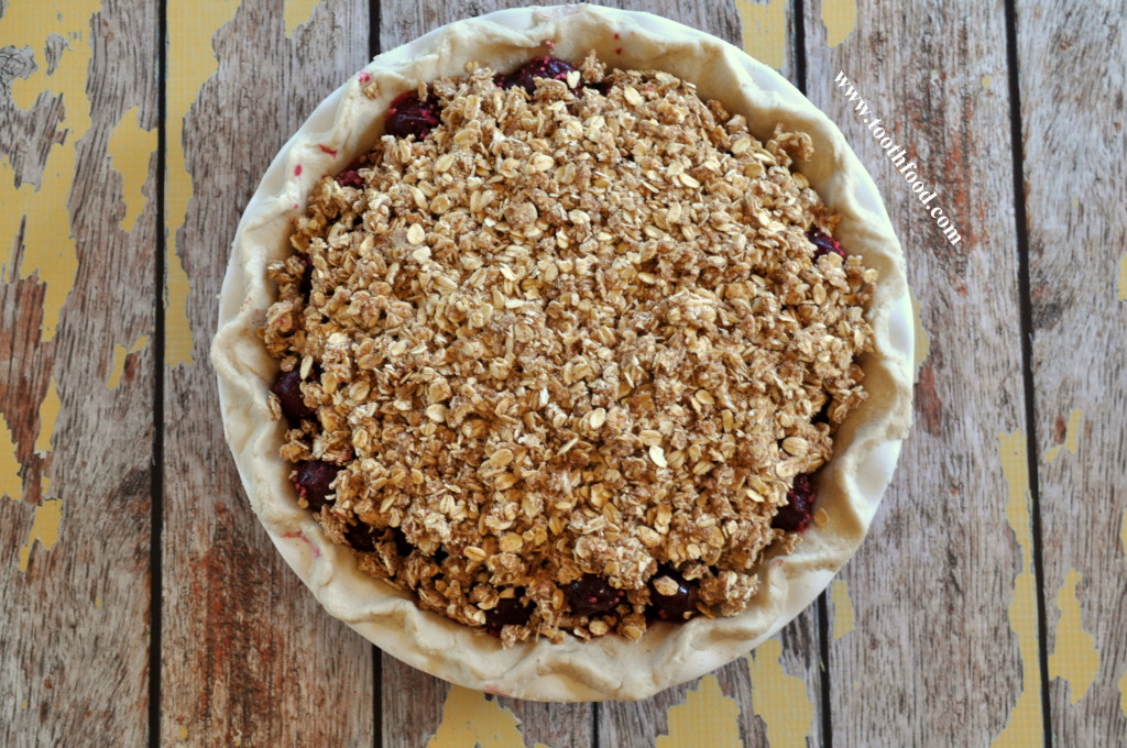 Cherry Pie With Topping Pre-baked