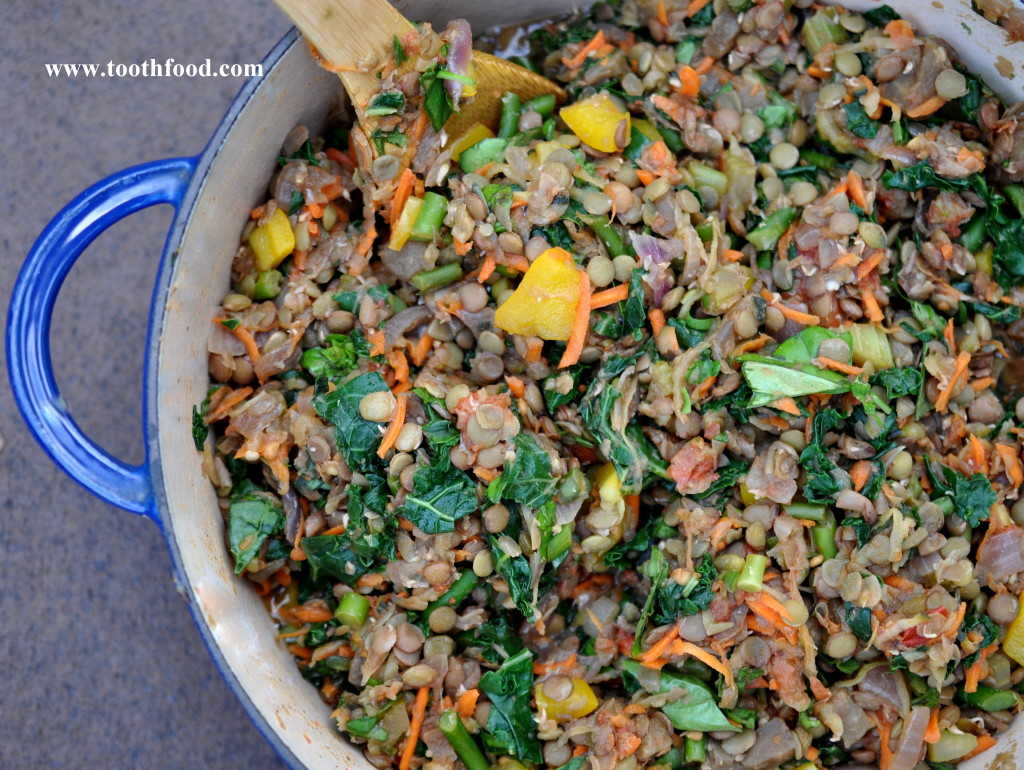 Pot of Summertime Lentils