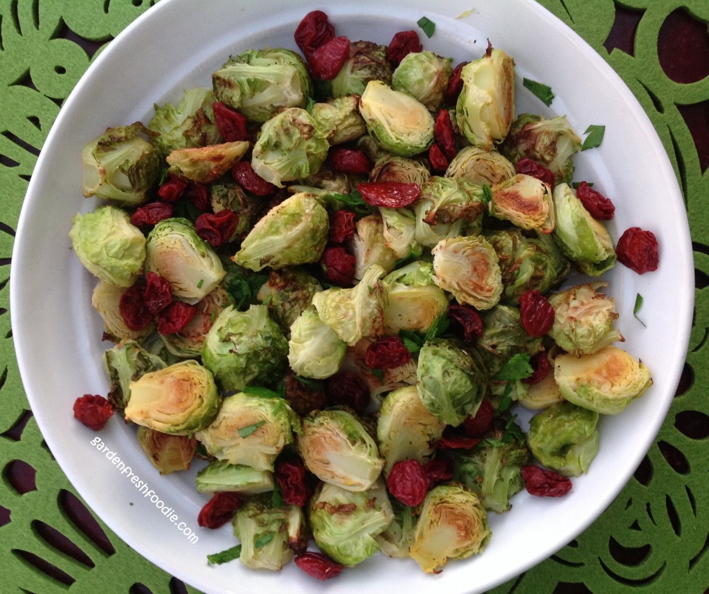 Bowl of Lemon Brussel Sprouts