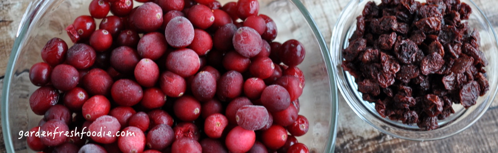 Cranberries and Dried Cherries