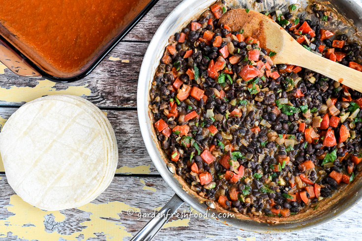 Black Bean Filling For Enchiladas