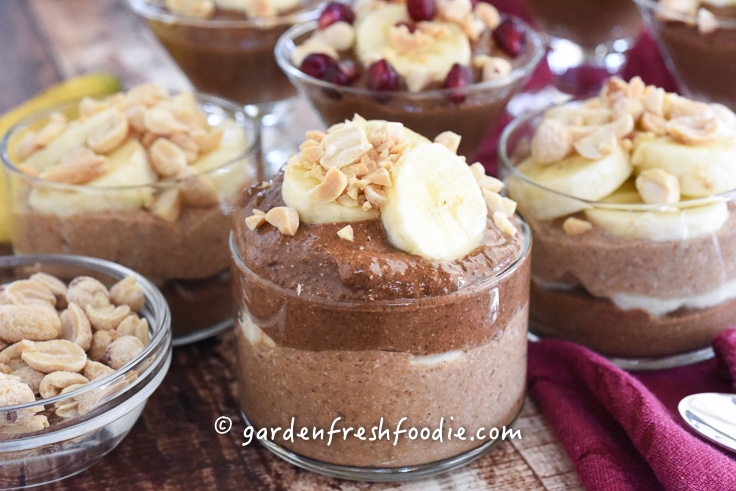 Layered Cinnamon Chia Seed & Chocolate Orange Puddings