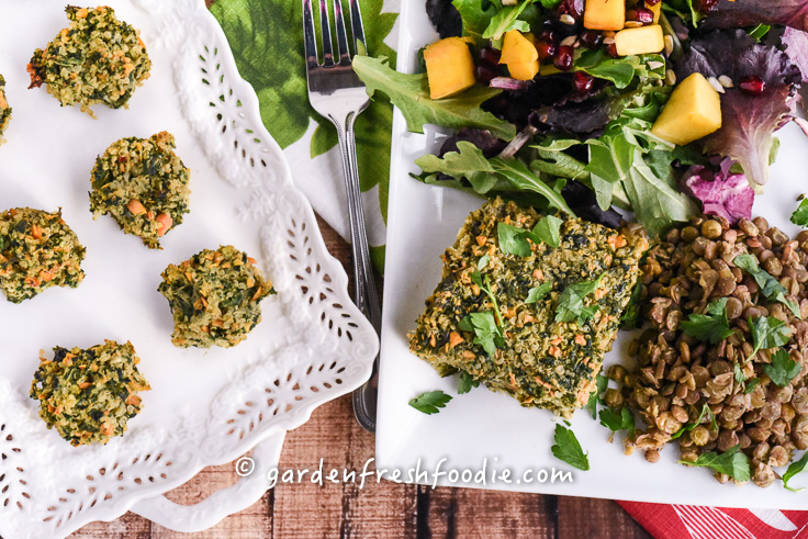 Quinoa Kale Quiche As An Appetizer or Main Dish