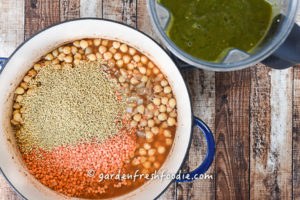 Lentil Chickpea Masala | Garden Fresh Foodie