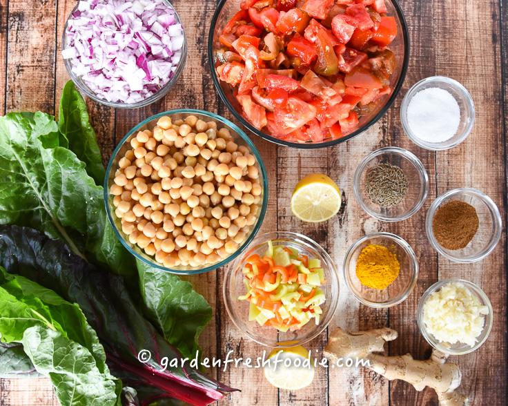 Mise En Place Chickpea Curry