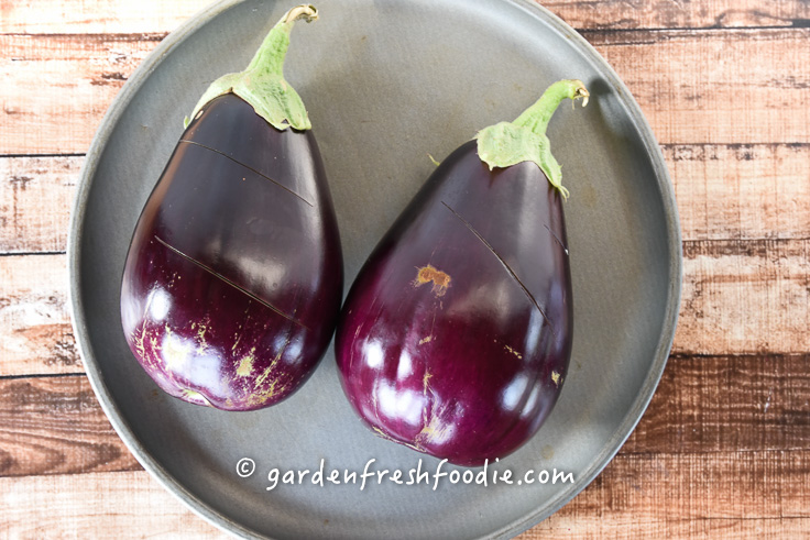 Roasting Eggplant